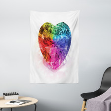 Love Heart Romance Tapestry