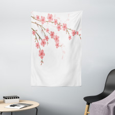 Cherry Blossom Artwork Tapestry