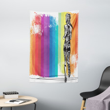 Marathon Runner Ombre Tapestry