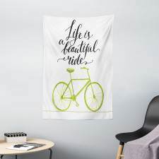 Life is a Bike Ride Tapestry