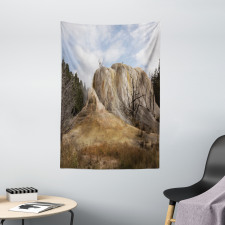 Rock Orange Spring Tapestry