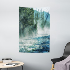 River Trees Nature Tapestry