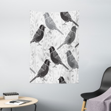 Birds and Floral Patterns Tapestry