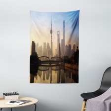 Shanghai Morning View Tapestry