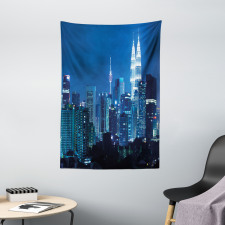 Kuala Lumpur Skyline Tapestry