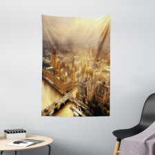 London Aerial Scenery Tapestry