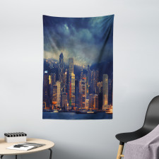 Hong Kong Cityscape Tapestry