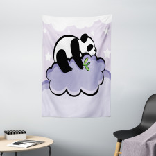 Sleeping Panda on Cloud Tapestry
