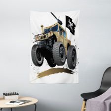 Off Road Safari Truck Tapestry