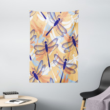 Dragonfly Pattern Boho Tapestry