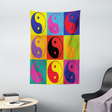 Ying Yang Hippie Tapestry