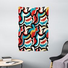 Retro Modern Urban Tapestry