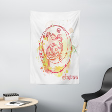 Yoga Chakra Drawn Tapestry