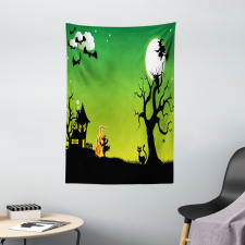 Dancing Witch Tapestry