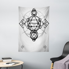 Sketch Illustration Tapestry