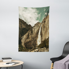 Waterfall Yosemite Park Tapestry