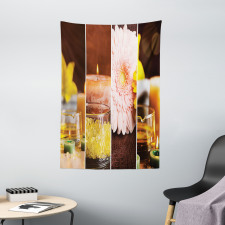 Gerbera Candles Spa Tapestry