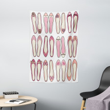 Ballerina Ballet Shoes Tapestry