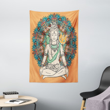 Asian Ancient Bohemian Design Tapestry