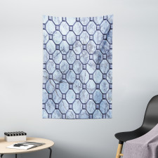 Retro Marble Mosaic Tapestry