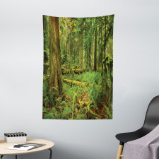 Woodland Bushes Moss Tapestry