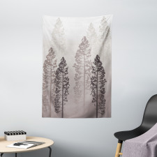 Wild Pine Forest Themed Tapestry