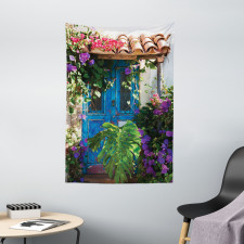 Palm Leaves Scene Tapestry