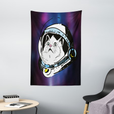 Kitten Astronaut Cosmic Tapestry