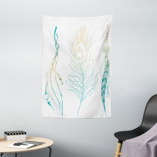 Feather Peacock Vintage Tapestry