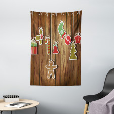 Wooden Pattern Tapestry