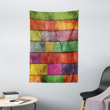 Rainbow Timber Art Tapestry