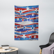 Abstract USA Flag Tapestry