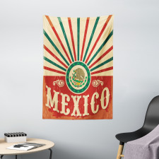 Vintage Poster Effect Tapestry