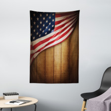 Retro Wooden Country Tapestry