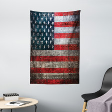 US Flag Plate Tapestry