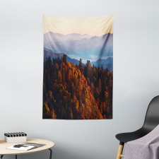 Sunrise Mountains Tapestry