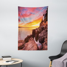 Harbor Sea Shore Sky Tapestry