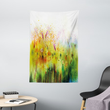 Violet Garden Flower Tapestry