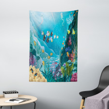 Underwater Scenery Tapestry