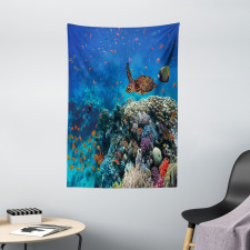 Tropical Turtle Water Tapestry