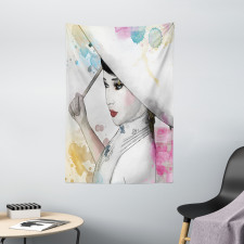 Lady Splash Style Tapestry