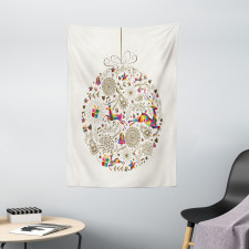 Polygon Deer as Ball Tapestry