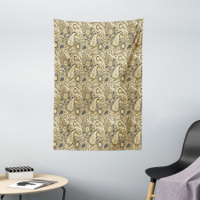 Flowers Stripes Tapestry