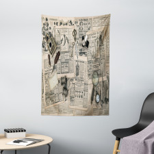 Old Fashion Design Tapestry