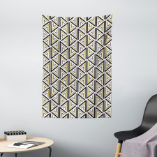 Triangle Shaped Lines Tapestry