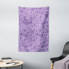 Abstract Fractal Circles Tapestry