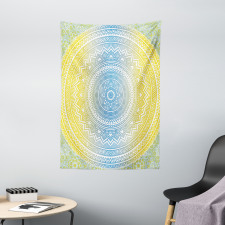 Blue Ombre Mandala Tapestry