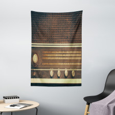 Retro 60s Music Style Tapestry