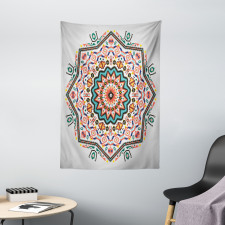 Abstract Sun Aztec Style Tapestry