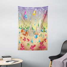 Kids Cartoon Funny Tapestry